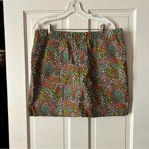 Lands End Flowered Skort / skirt shorts